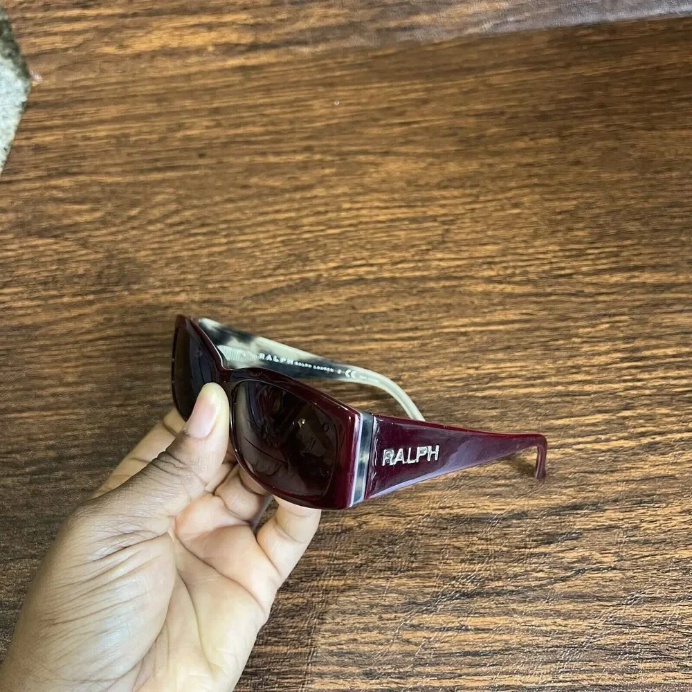 Ralph Lauren Sunglass Eyeglass Frames 54 16 130 Wine Red